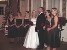 Stephanie, Devin and bridesmaids